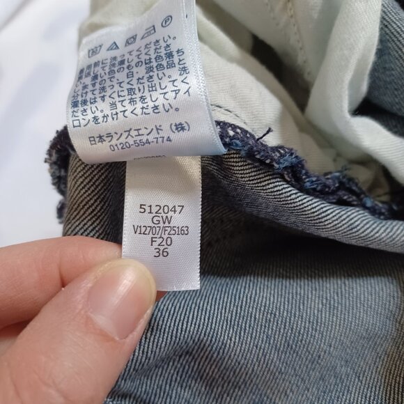 Land's End Men's Jeans Square Rigger Traditional Fit Straight Leg Size 35 x 29 - Picture 10 of 12